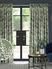 Green Grove Made To Measure 100% Cotton Curtains - Image 1 of 9