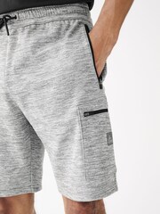 Grau - Cargoshorts aus Fleece - Bild 1 von 10