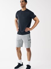 Grau - Cargoshorts aus Fleece - Bild 4 von 10
