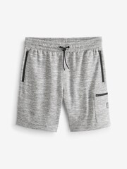 Grau - Cargoshorts aus Fleece - Bild 7 von 10