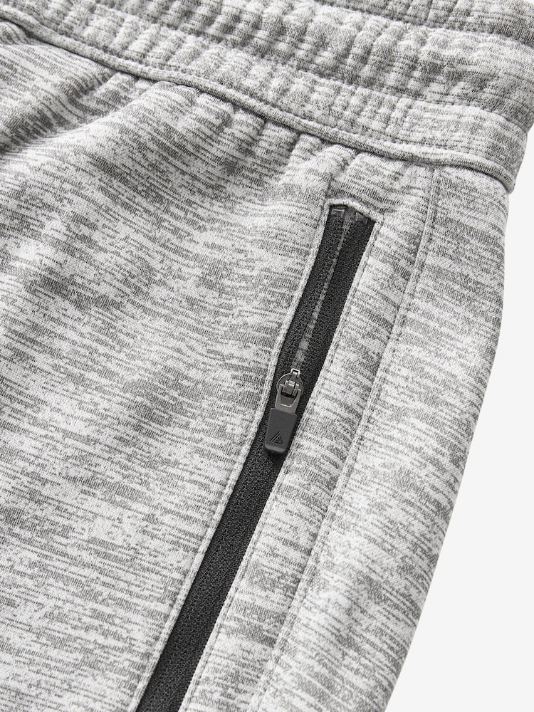 Grey Fleece Cargo Shorts - Image 9 of 10