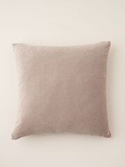 Truly Grey Velvet Square Cushion - Image 1 of 5
