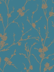 Graham & Brown Green Meiying 10M Wallpaper - Image 2 of 3