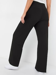 JD Williams Black Short Length Magisculpt Wide Leg Trousers - Image 2 of 4