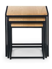 Julian Bowen Brown Tribeca Nest Of 3 Tables - Image 2 of 3