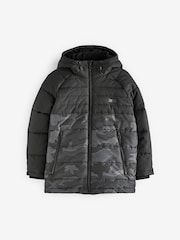 Camouflage Shower Resistant Puffer Coat (3-16yrs) - Image 1 of 4
