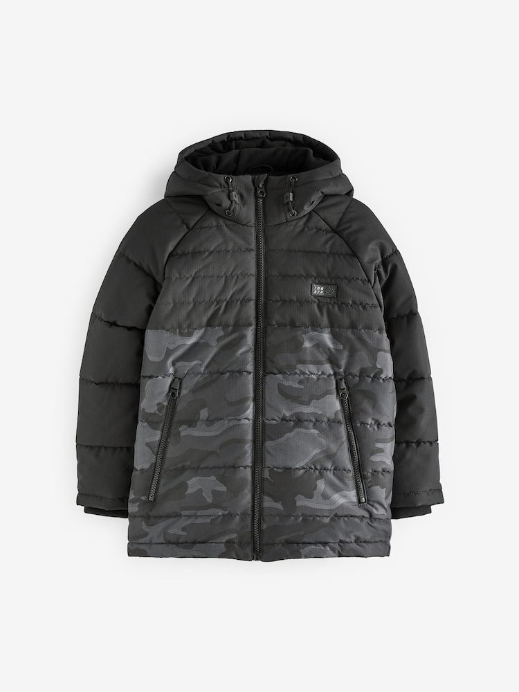 Camouflage Shower Resistant Puffer Coat (3-16yrs) - Image 1 of 4