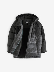 Camouflage Shower Resistant Puffer Coat (3-16yrs) - Image 2 of 4