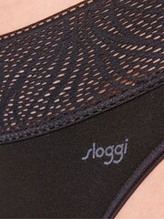 Sloggi Light Period Pants Tai Black Briefs 2 Pack - Image 3 of 6