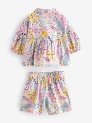 Lila vijolične limone - Komplet bluza in kratke hlače (3mesecev-8leto) - Slika 6 iz 7