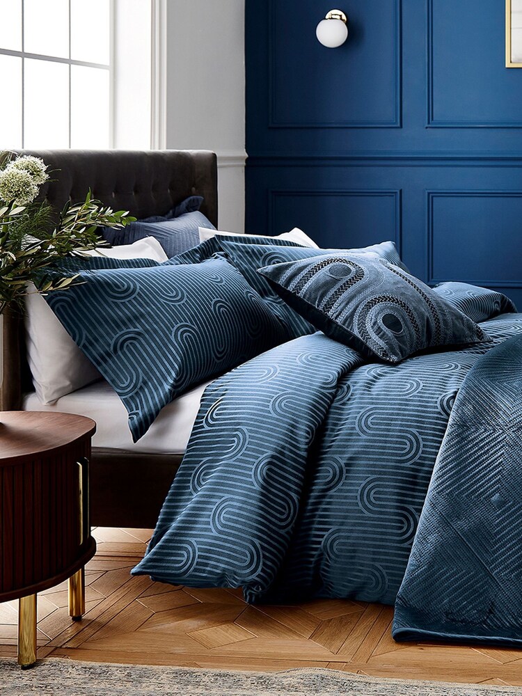 Helena Springfield Blue Opulence Throw - Image 1 of 4
