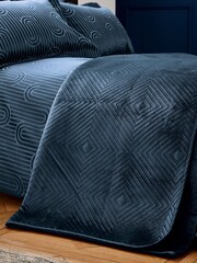 Helena Springfield Blue Opulence Throw - Image 2 of 4