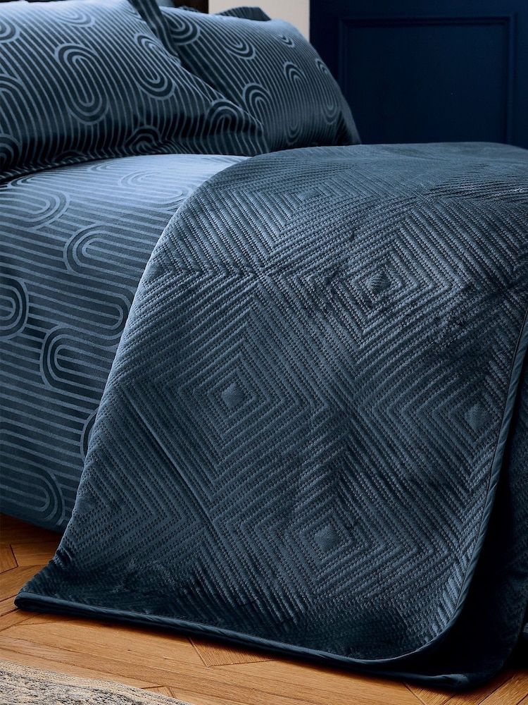 Helena Springfield Blue Opulence Throw - Image 2 of 4