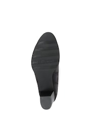 Pavers Black Pavers Block Heeled Black Court Shoes - Image 5 of 5