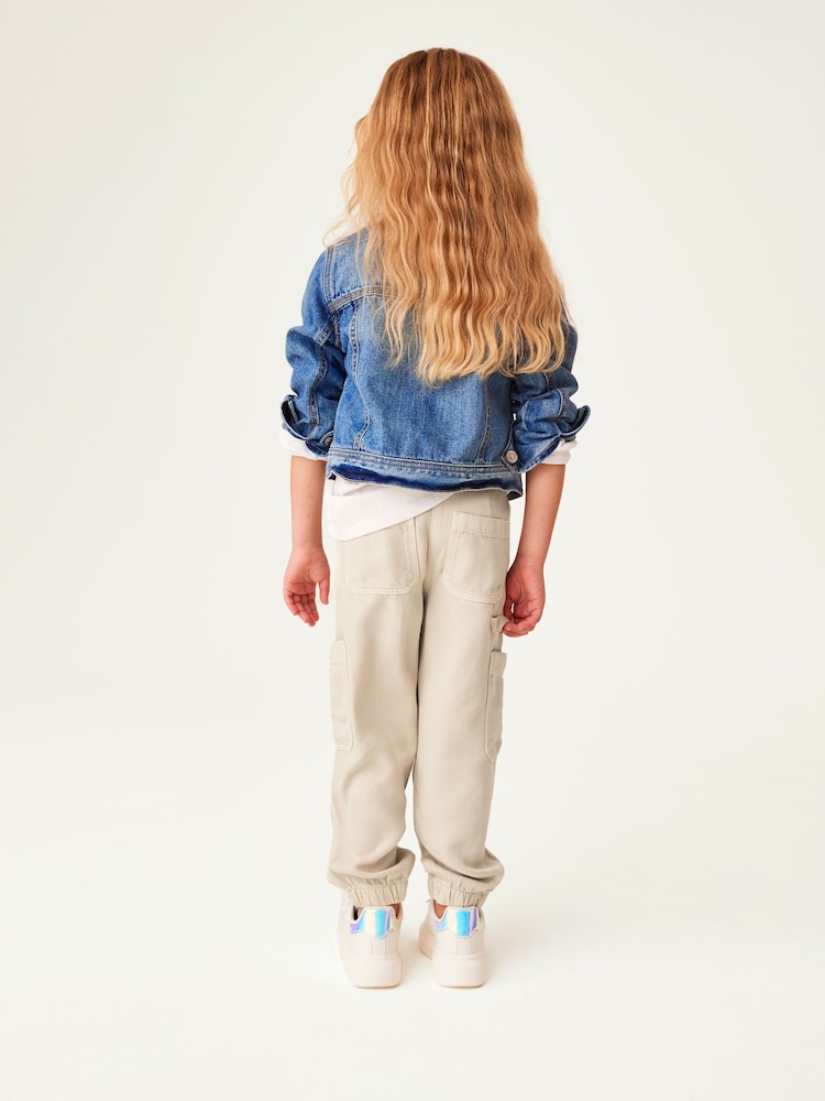 Neutral TENCEL™ Cargo Trousers (3-16yrs) - Image 2 of 6 Neutral TENCEL™ Cargo Trousers (3-16yrs) - Image 2 of 6