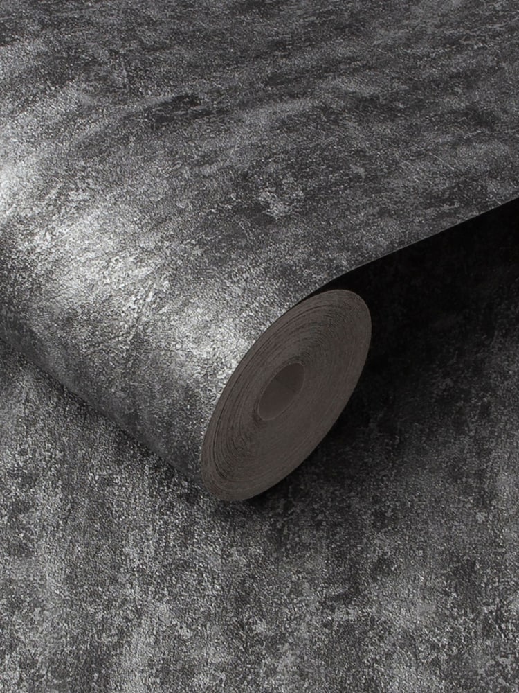Graham & Brown Grey Orbit Deep Silver 10M Wallpaper - Image 3 of 3