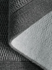 Charcoal Grey Florence Border Rug - Image 5 of 6