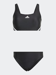 adidas Black 3 Stripe Sporty Bikini Bottoms - Image 7 of 7