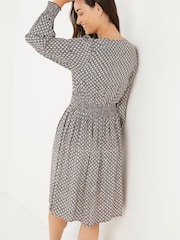 FatFace Kielder Artisan Geo Black Dress - Image 3 of 5