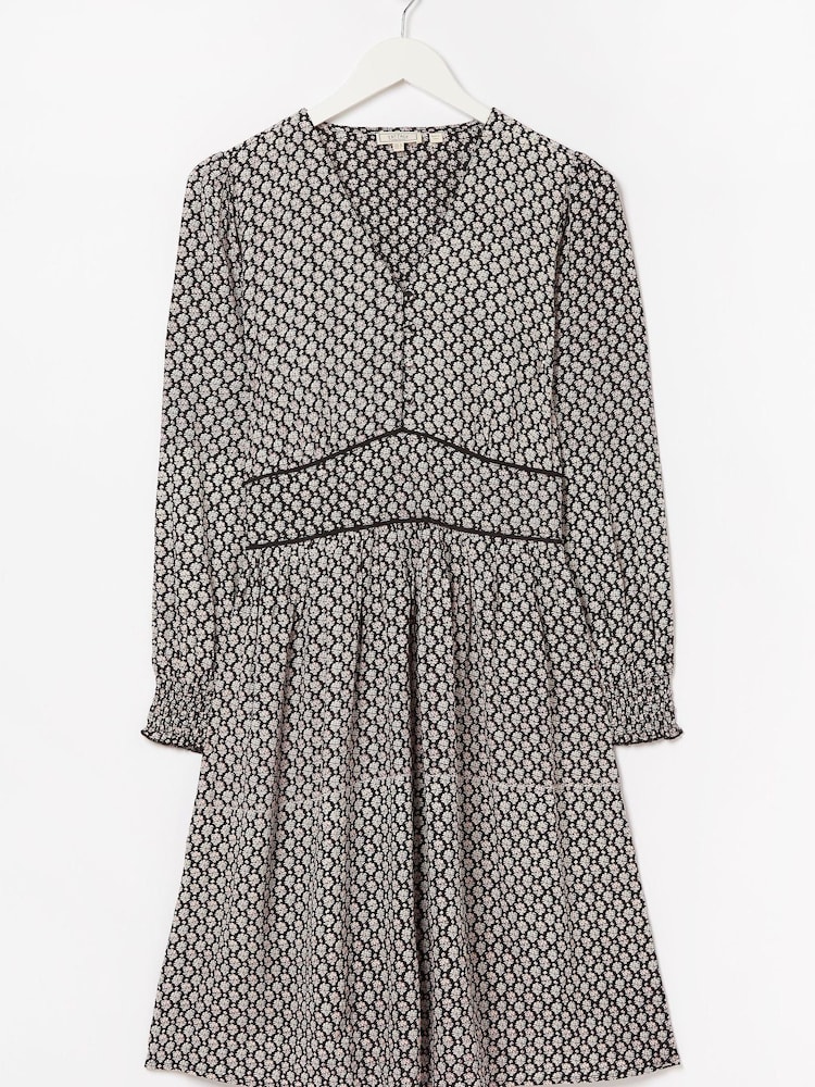 FatFace Kielder Artisan Geo Black Dress - Image 5 of 5 FatFace Kielder Artisan Geo Black Dress - Image 5 of 5
