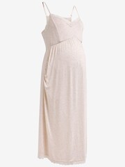 Crème d'avoine - Nuisette de maternité en jersey - Image 3 of 4