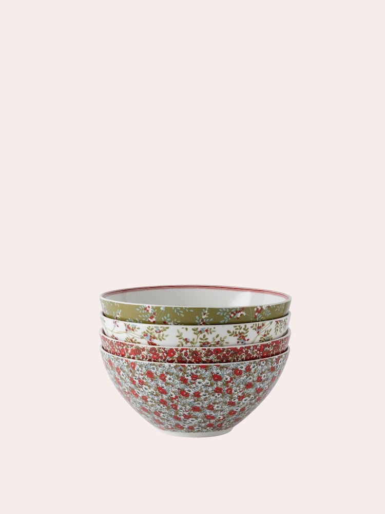 Laura Ashley Green Set of 4 Stockbridge Bowls - Image 3 of 3