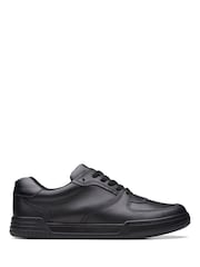 Clarks Black Multi Fit Leather Fawn Lay Shoes - Image 3 of 9