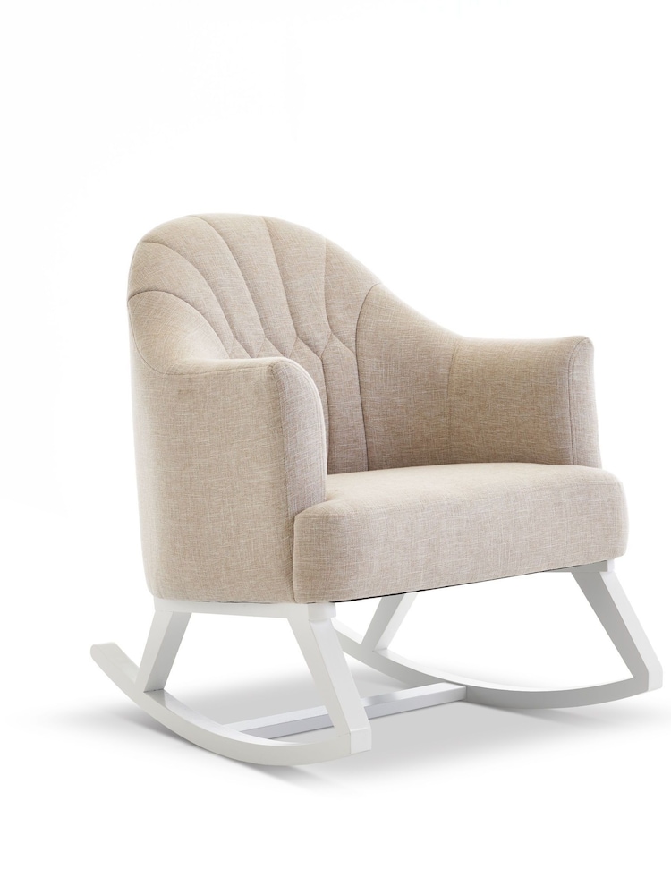 Obaby Oatmeal Round Back Rocking Nursing Chair - Image 4 of 4