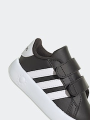 adidas Black/White Kids Grand Court 2.0 Shoes - Image 8 of 8