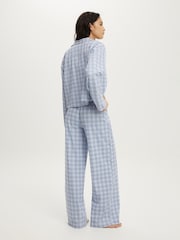 Cotton On Blue Dreamy Soft Boxy Shirt & Wide Leg Pant Set - Image 3 of 4