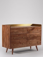 Swoon Light Brown Fresco Chest of Drawers - Image 4 of 8