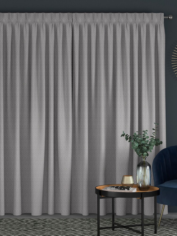 Grey Glam Made To Measure Curtains - Image 2 of 9