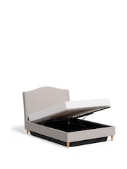 Laura Ashley Ansley Vivienne Soft Silver Ottoman Storage Bed Bed - Image 7 of 8