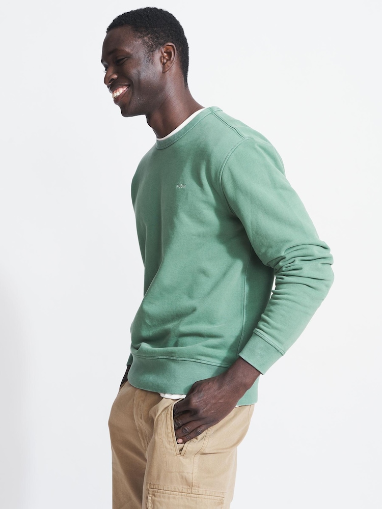 Aubin Vestry Oversized Crew Neck Sweat Top - Image 2 of 5