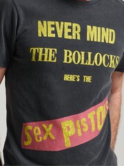 Superdry Black Sex Pistols Limited Edition Band T-Shirt - Image 5 of 7