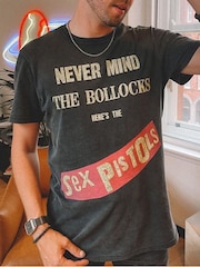 Superdry Black Sex Pistols Limited Edition Band T-Shirt - Image 6 of 7