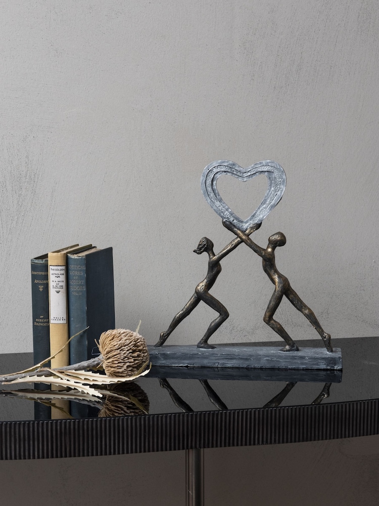 Libra Interiors Bronze Uplifting Love Ornaments Sculpture - Image 1 of 3