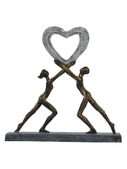 Libra Interiors Bronze Uplifting Love Ornaments Sculpture - Image 2 of 3
