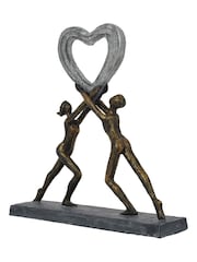 Libra Interiors Bronze Uplifting Love Ornaments Sculpture - Image 3 of 3