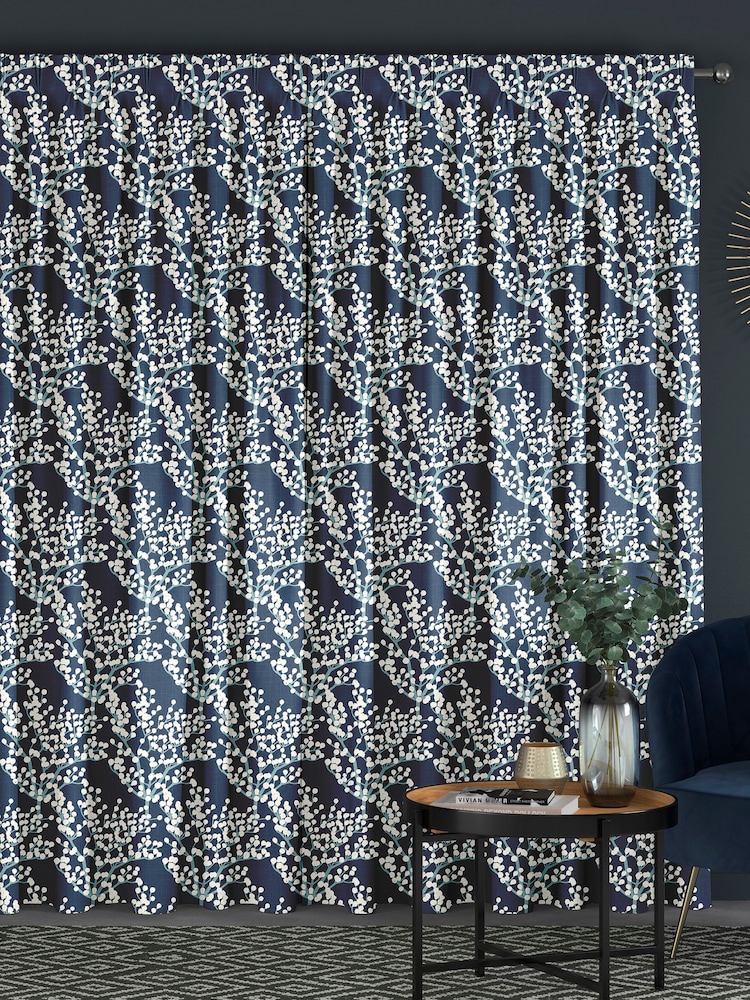 Blue Grove Made To Measure 100% Cotton Curtains - Image 2 of 9