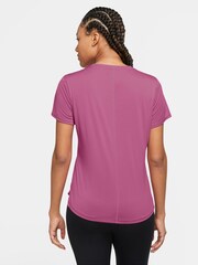 Nike Plum Purple Dri-FIT One Top - Image 2 of 3