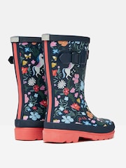 Joules Ankle Wellies Joules Welly Print, Botas Mujer, French Navy Spot, 42 EU Botas De Agua Mujer Talla 38