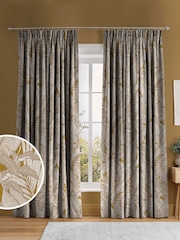 Graham & Brown Turmeric Yellow Paradys Made to Measure 100% Cotton Curtains - Image 1 of 8