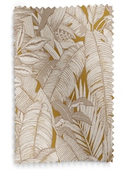 Graham & Brown Turmeric Yellow Paradys Made to Measure 100% Cotton Curtains - Image 8 of 8