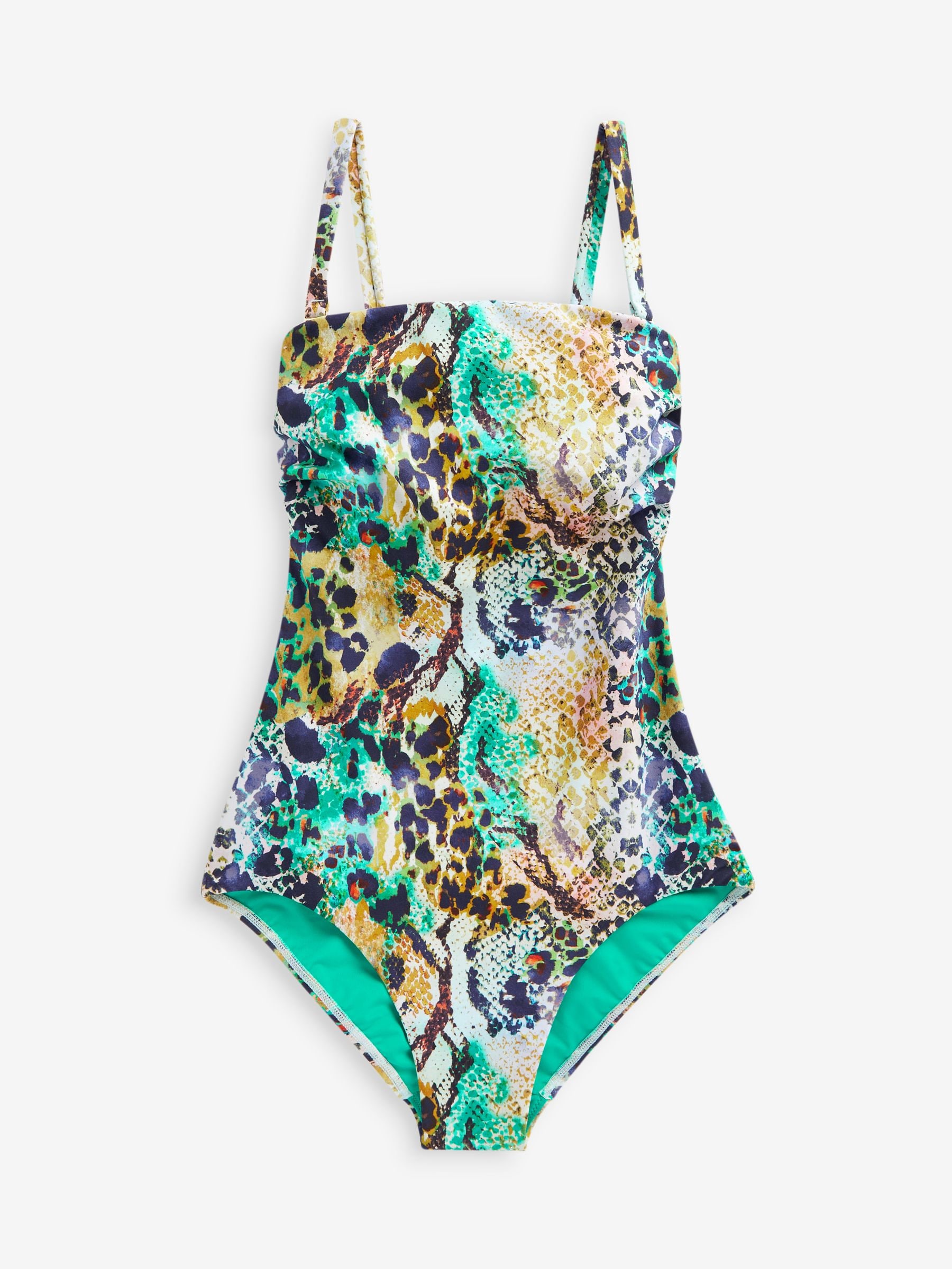 Snake print one piece bathing suit deals