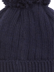 Azul marino - Gorro de canalé calentito de Jojo Maman Bébé - Imagen 3 de 3
