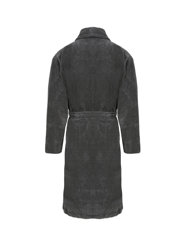Lyle & Scott Light Grey Lucas Bathrobe - Image 2 of 5