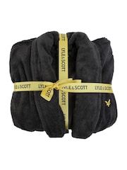 Lyle & Scott Light Grey Lucas Bathrobe - Image 4 of 5