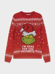 M&Co Red Grinch Christmas Jumper - Image 2 of 4