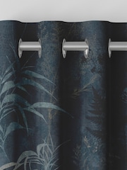 Graham & Brown Midnight Purple Restore Made to Measure 100% Cotton Curtains - Image 6 of 8